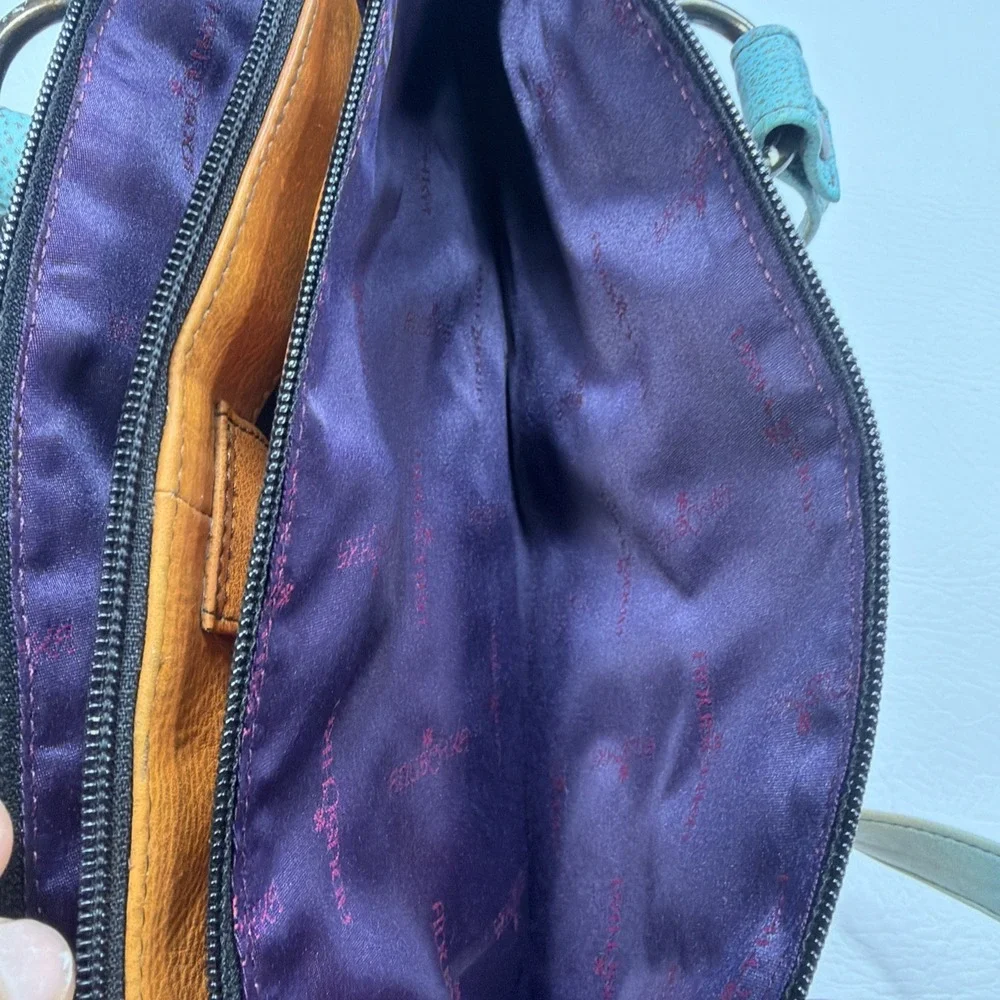 Anuschka Vintage Leather Handbag Southwest Desert Horses Handpainted Rare! New!!